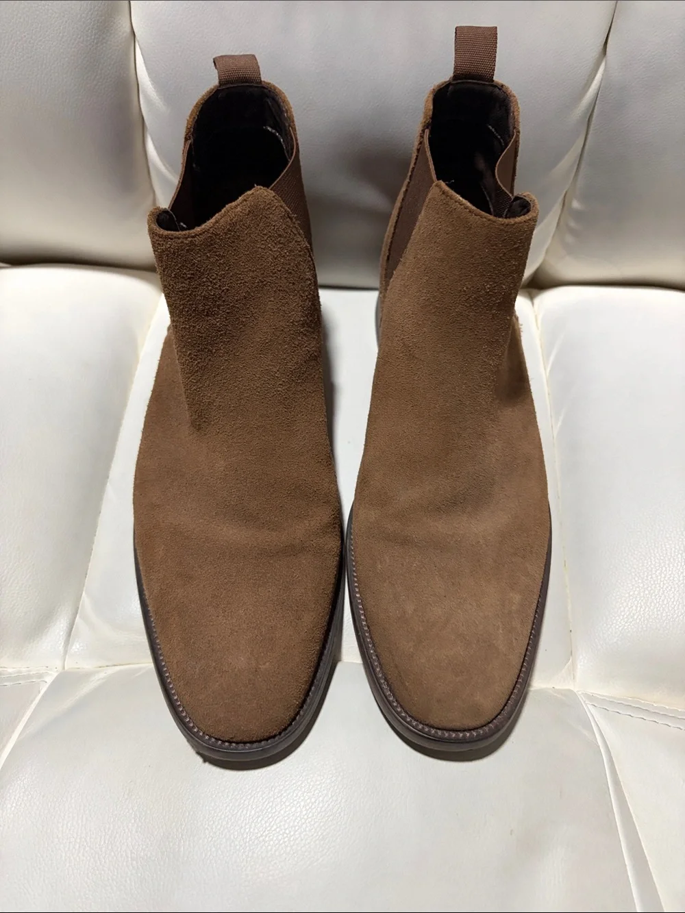 Men's Brown Suede Chelsea Boots